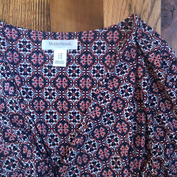 Motherhood maternity Wrap dress, size medium - Picture 4 of 4